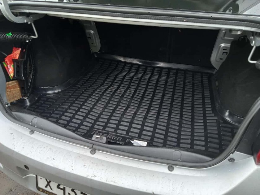 Ева коврик в багажник Рено Логан 1