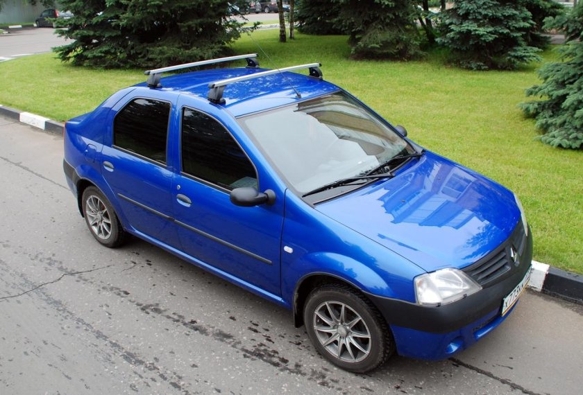 Багажник на крышу Рено Логан 1