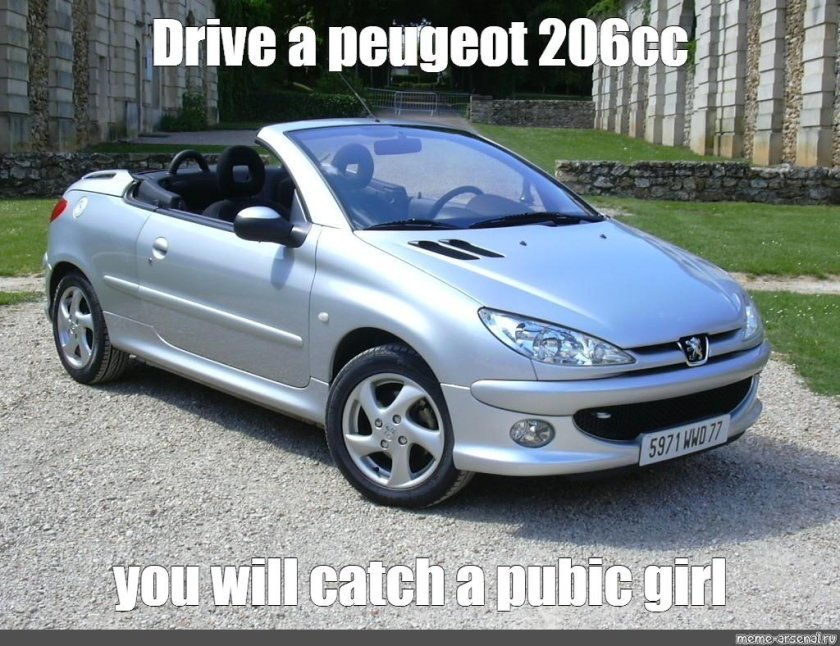 Пежо 206 кабриолет