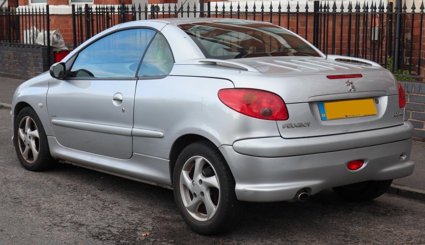 Peugeot 206 cc кабриолет