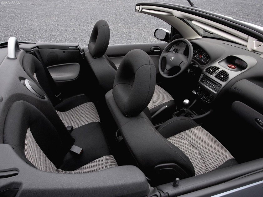 Пежо 206 кабриолет салон