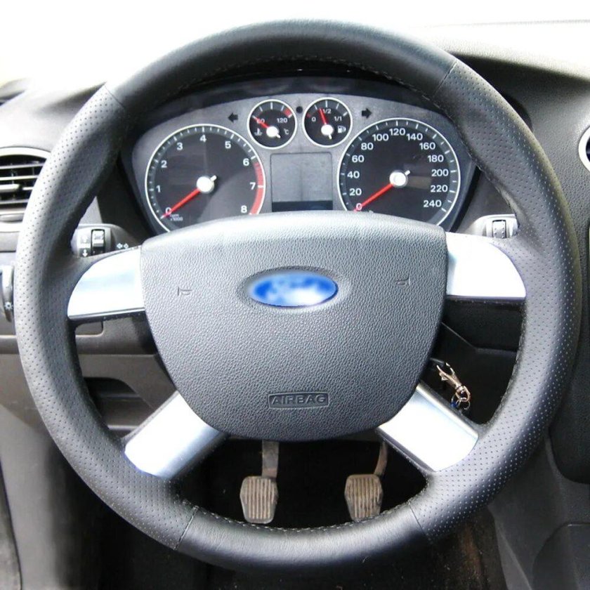 Ford Focus 2 кожаный руль