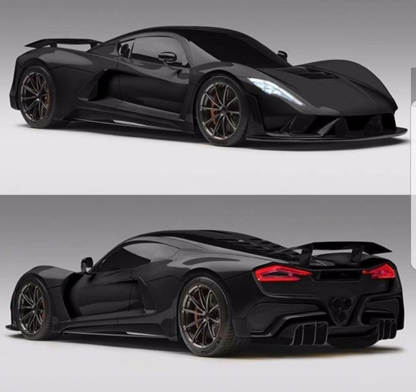 Hennessey Venom f5 черный
