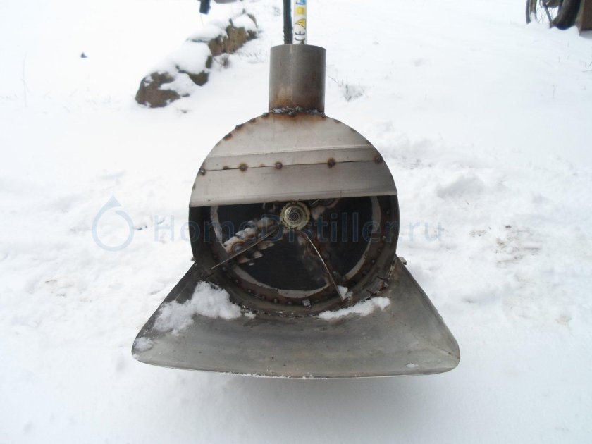 Ротор для самодельного снегомёт из триммера