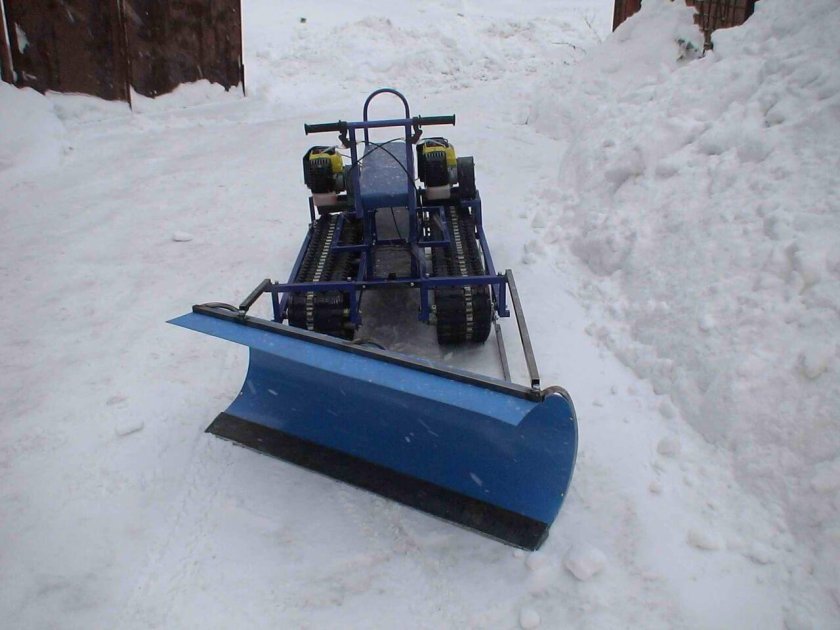 Отвал для мотособаки