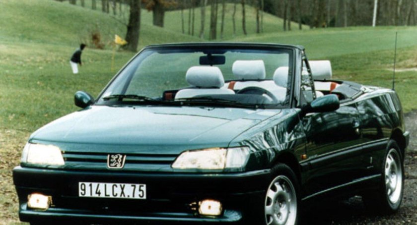 Пежо 306 кабриолет зелёный