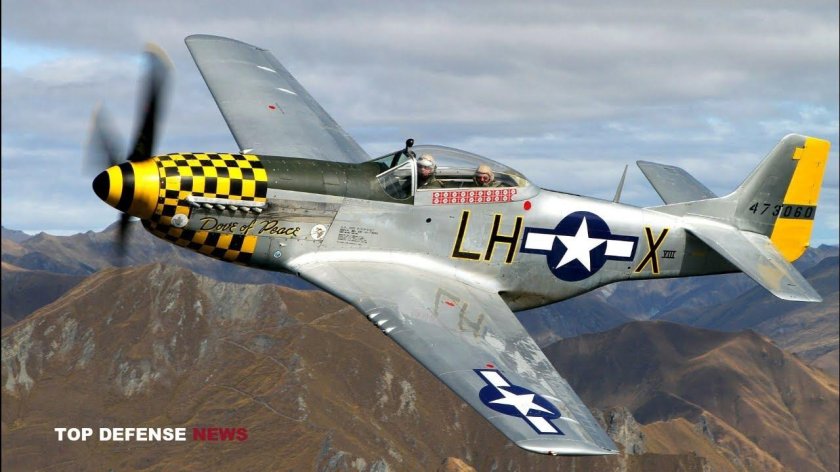 Самолет North American p-51d Mustang
