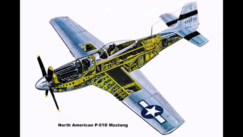 Истребитель p-51d Mustang