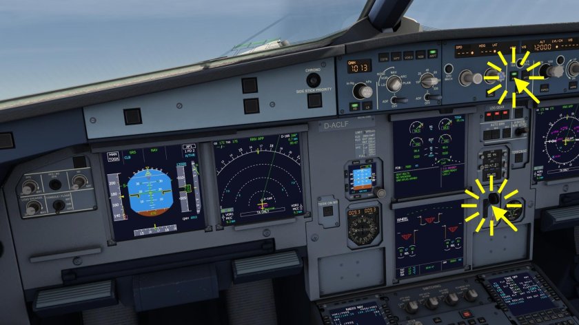 Приборная панель Airbus a320