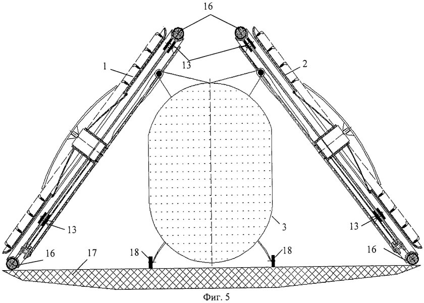 Платформа на воздушной подушке для перемещения грузов