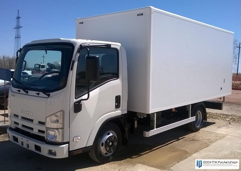 Isuzu nmr85h изотермический фургон