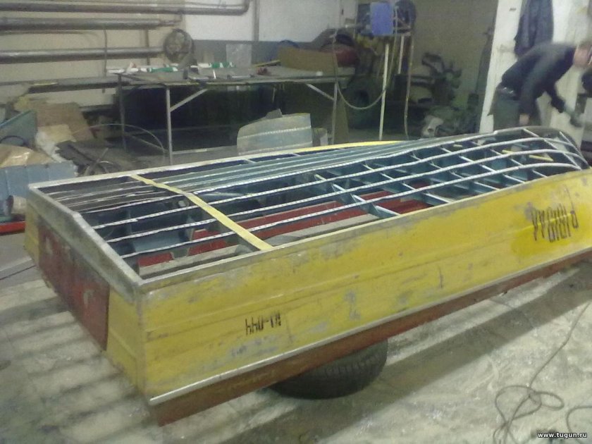 Лодка Крым днище