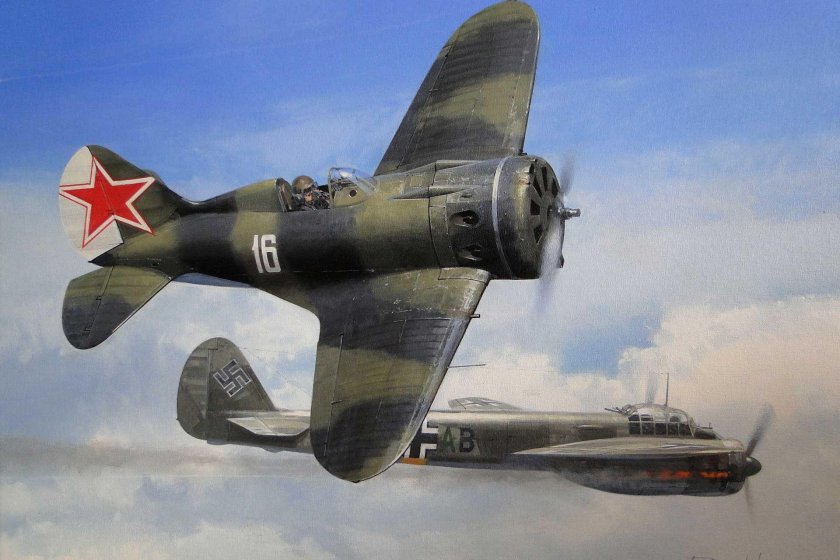 И-16 истребитель самолёты СССР
