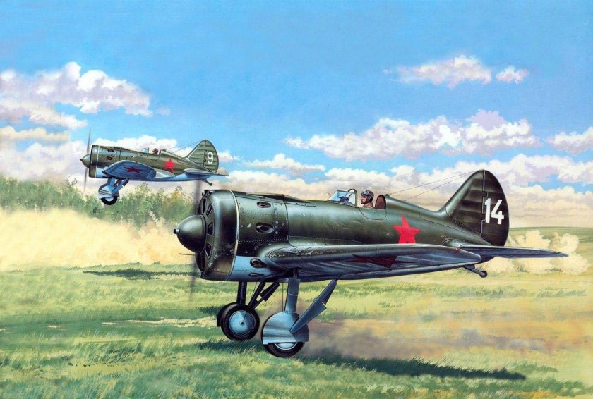 Истребитель-моноплан и-16