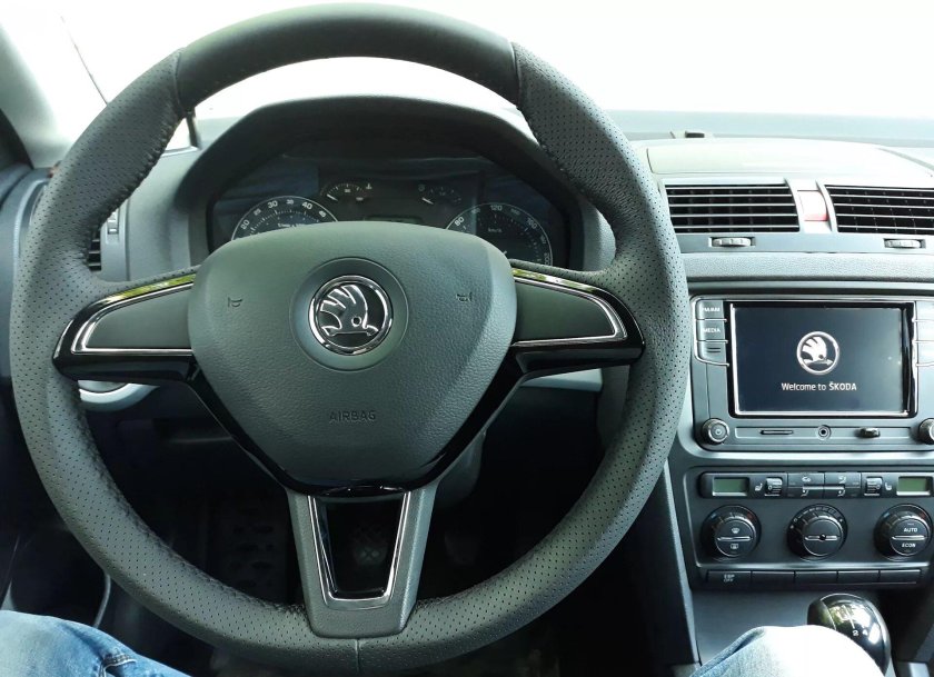 Руль Шкода Октавия а5 дорестайлинг