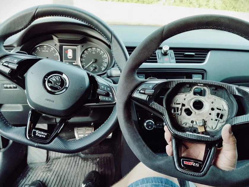 Спортивный руль Skoda