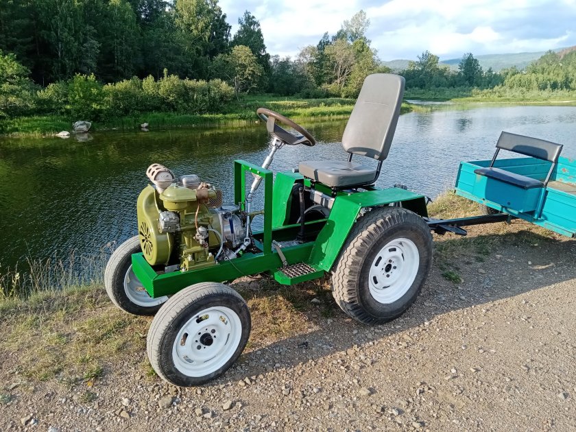 Минитрактор с двигателем уд 2