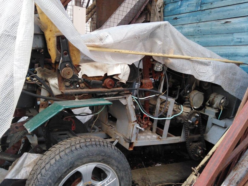 Самодельный трактор из КАМАЗА