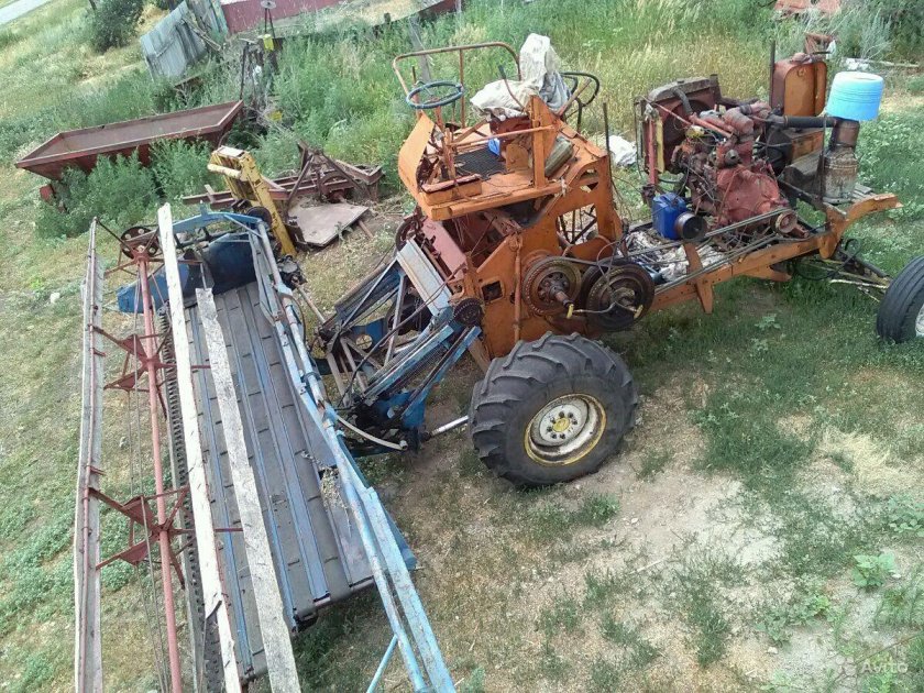 Самоделни жатка на т16