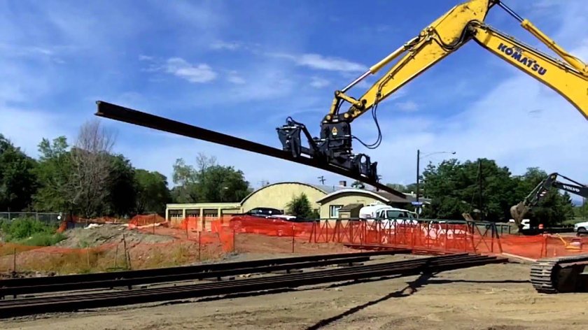 Захват для рельс