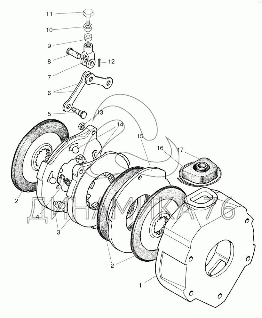 Тормозная система МТЗ 92 П