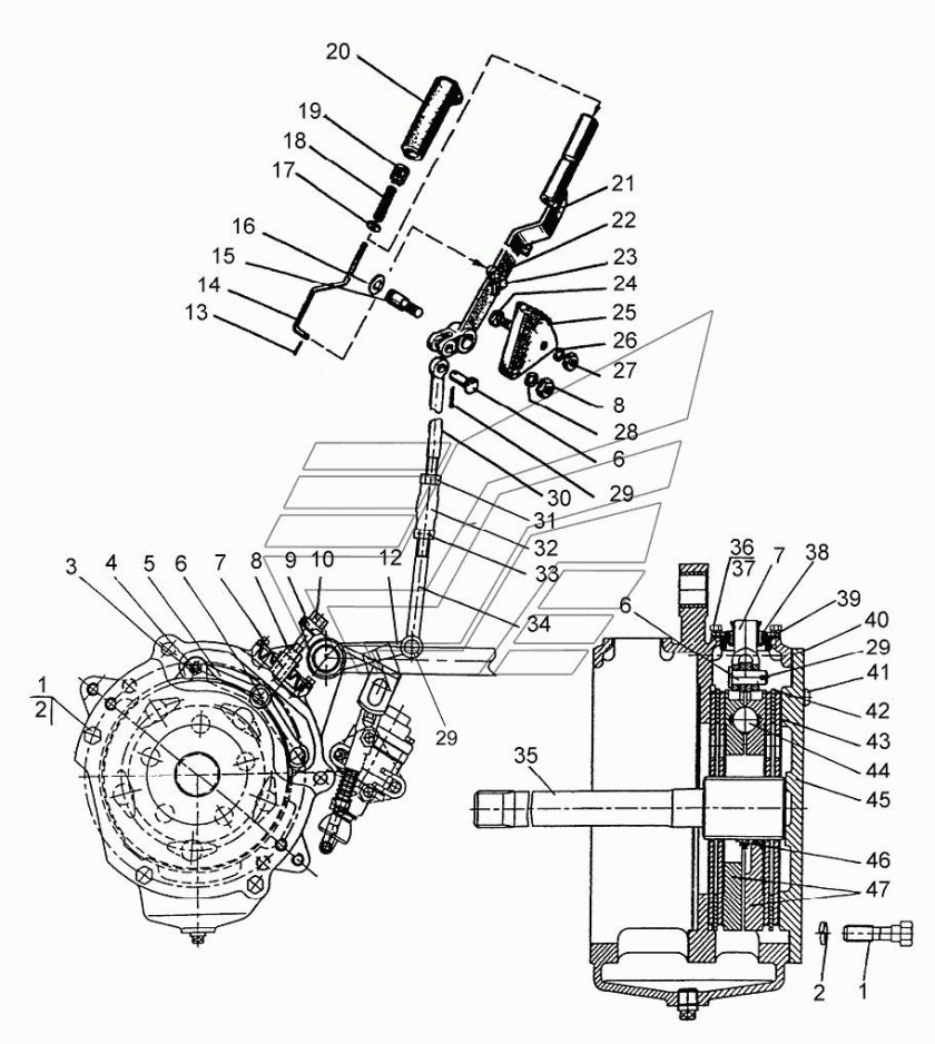 Тормозная система МТЗ 1221