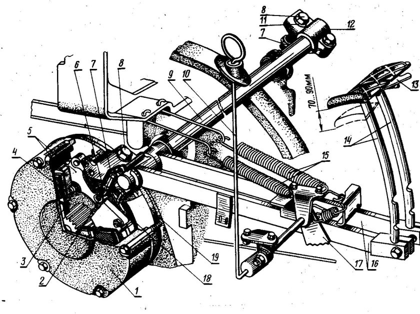 Тормозная система МТЗ 80