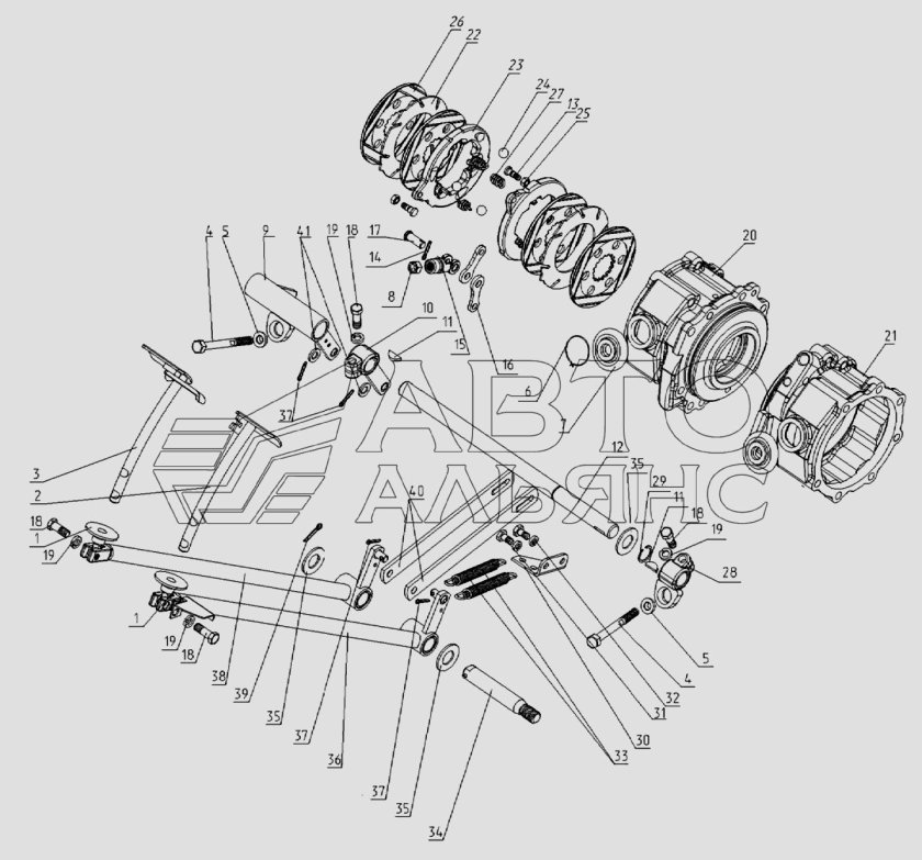 Тормозная система МТЗ 320.4