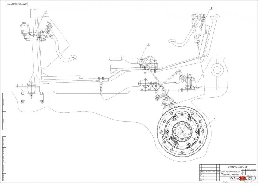 Тормозная система трактора МТЗ 1523