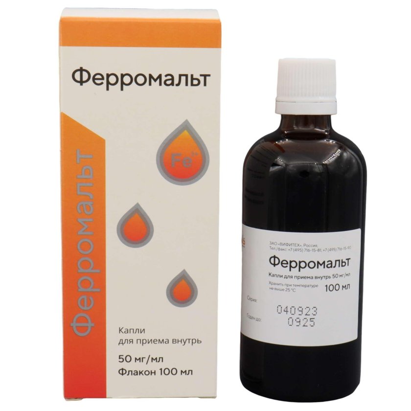 Ферромальт капли