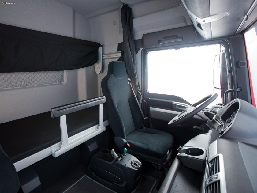 Ман ТГС 440 кабина внутри