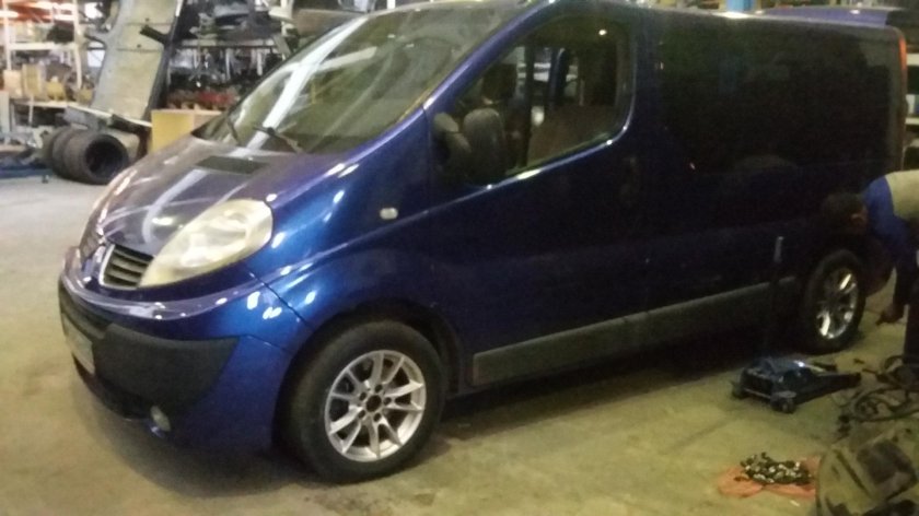 Диски от БМВ 5 на Рено трафик