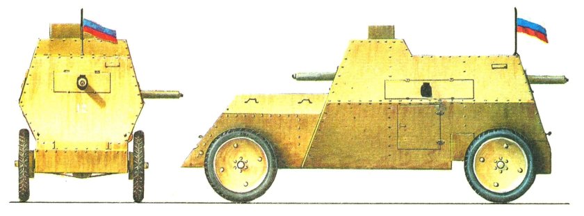 Бронеавтомобиль Руссо-Балт 1914