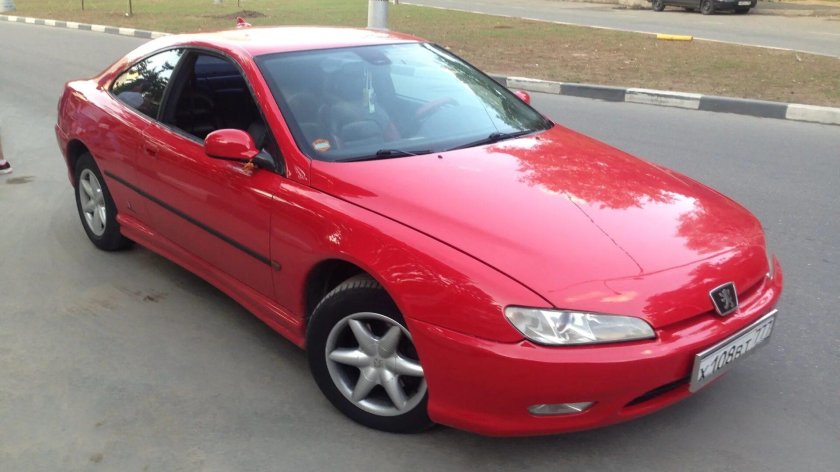 Пежо 406 красная