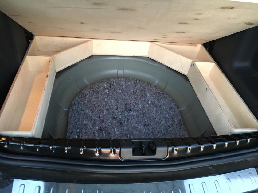 Фальшпол в багажник Рено Дастер 2wd