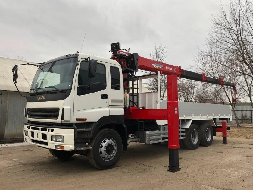 Исузу кран манипулятор 5т