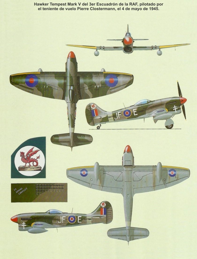Hawker Tempest mk2 модель