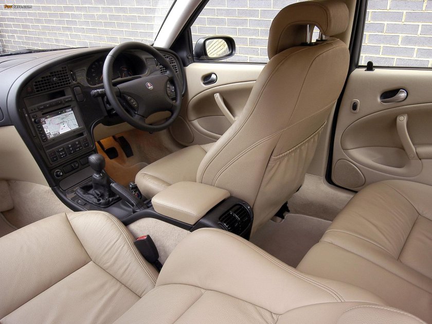 Saab 9-5 2005 салон