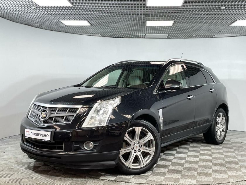 Cadillac SRX II 3.0 v6 4wd at (271 л.с.) черный с пробегом на снегу