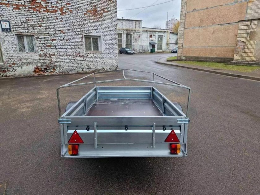 Прицеп цинк мастер 2.0х1.3 с тентом