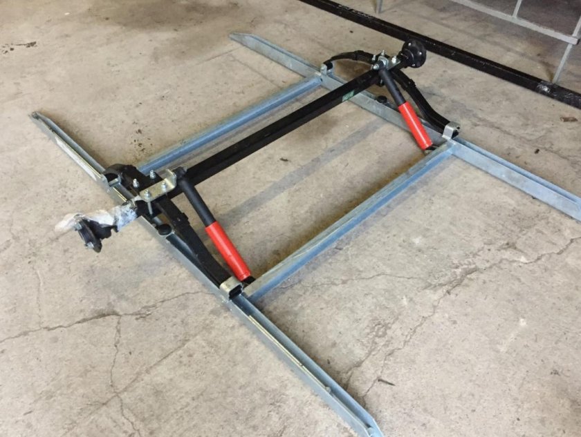 Ось для прицепа рессорная 750 кг МЗСА 817711.012