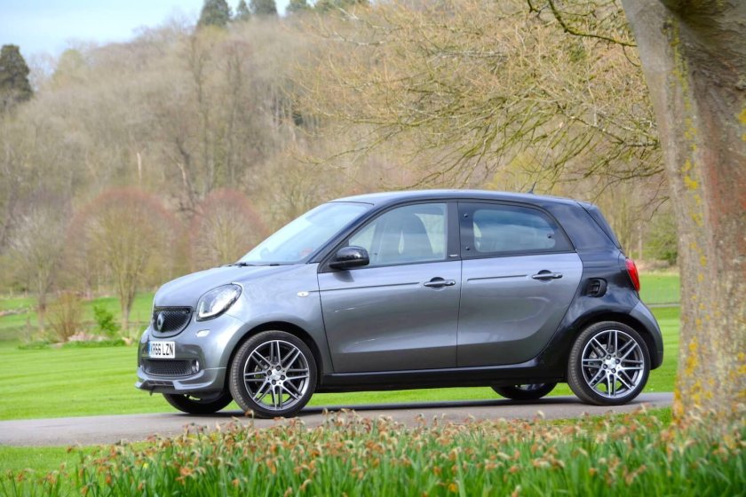 Smart Forfour серебристый