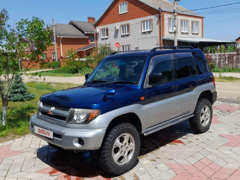 Pajero io синий