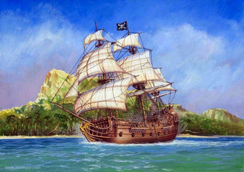 Галеон корабль картина