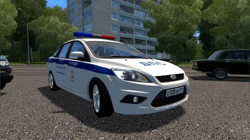 Ford Focus 2 City car Driving