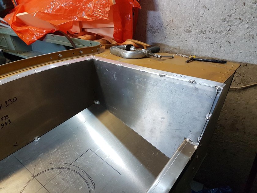 Самоотливной транец на Прогресс 2