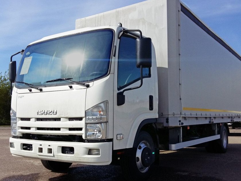 Isuzu NPR 75 тент