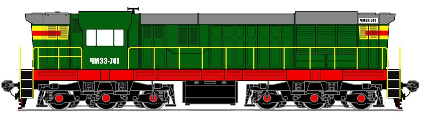 Маневровый Локомотив чмэ3