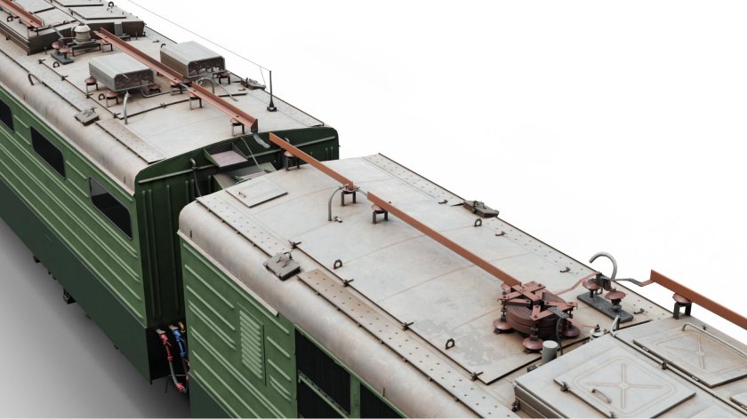 Крышевое оборудование электровоза вл-10