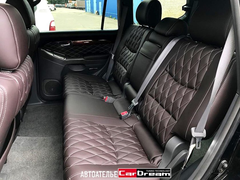 Кожаный салон Прадо 120